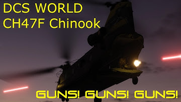 DCS World CH47F Chinook - New AI Door Gunners!
