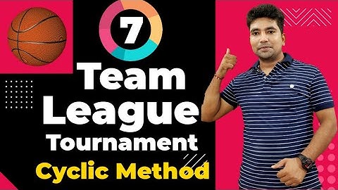 7 Team league fixture l cyclic method
