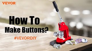 How To D.I.Y📌 an Attractive & Fashionable Badge with VEVOR Button Maker?