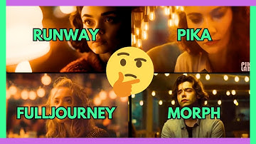 Text-to-Video Comparison: Runway vs. Pika Labs vs. FullJourney vs. Morph Studio