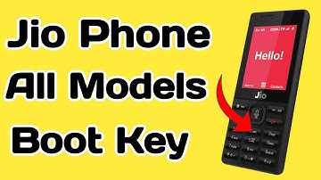 All Models Jio Phones Flashing Boot Key || Jio Phone Boot Key