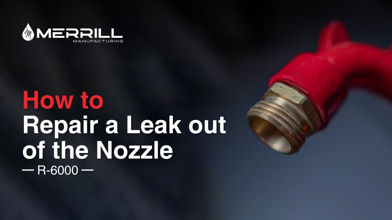 How to Repair a Leak Out of the Nozzle R6000 Yard Hydrant YouTube