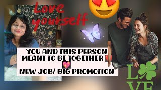 YOU AND THIS PERSON MEANT TO BE TOGETHER ❤️.... Definately a new job or task promotion #tarotreading