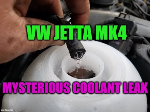 VW MK4 JETTA - figuring out coolant leak mystery