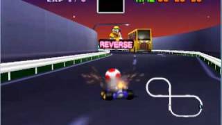 Mario Kart 64: Toad's Turnpike Backwards