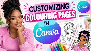 How to Create Customized Coloring Pages in Canva | Easy Step-by-Step Tutorial