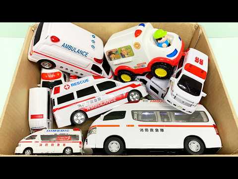 救急車のミニカー走る！緊急走行テスト！坂道走行です☆ Ambulance minicar runs in an emergency with sirens sounding!