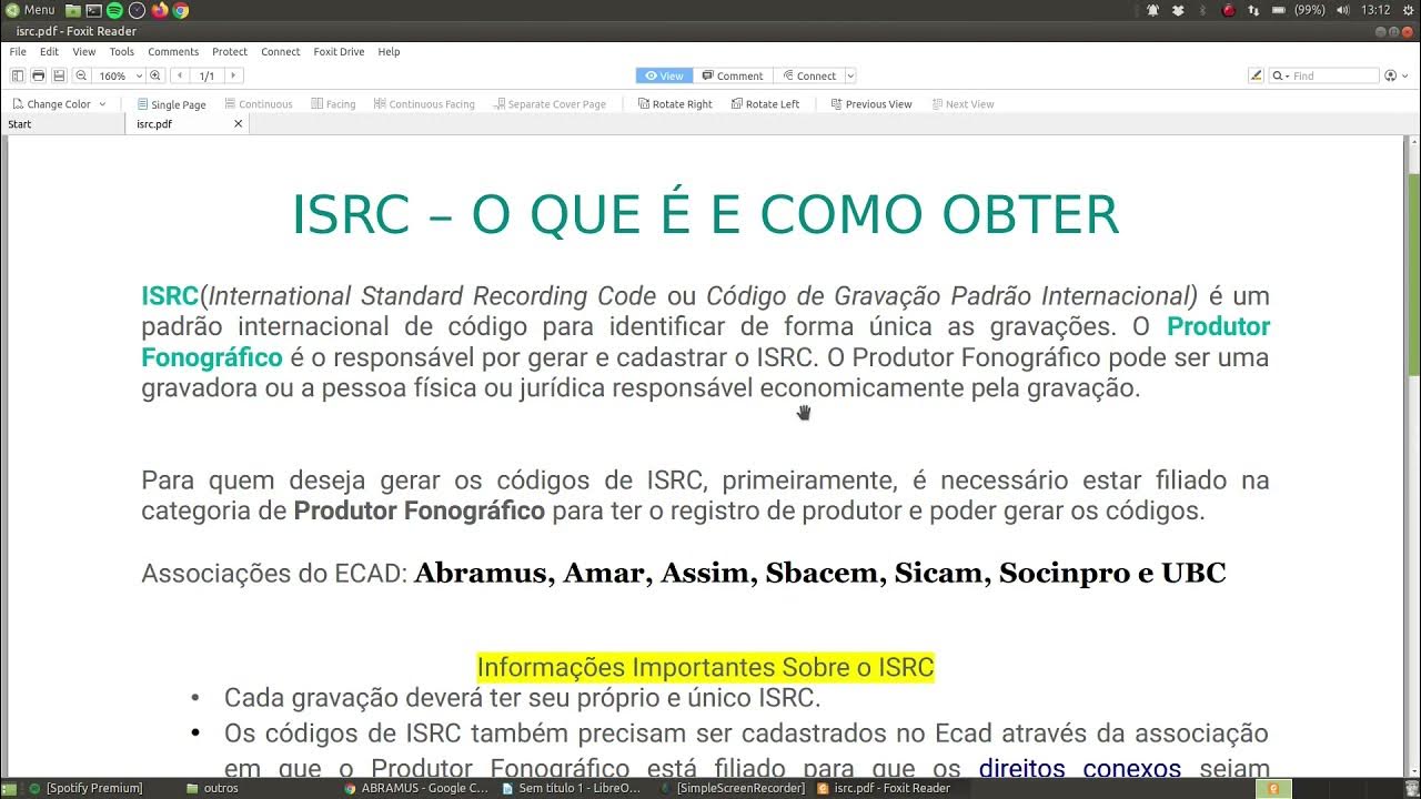 Código ISRC O QUE É? E COMO OBTER? YouTube