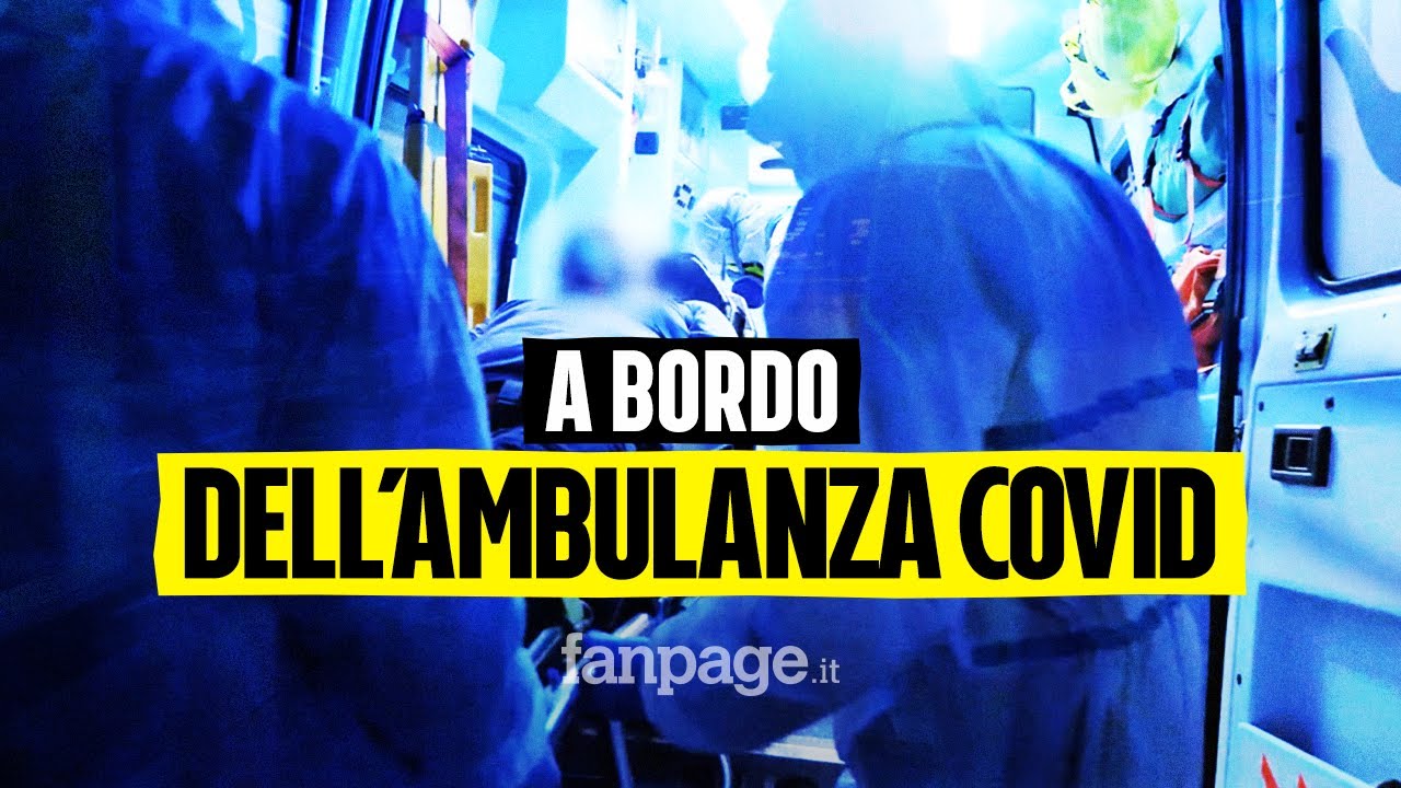 Covid, sull'ambulanza del pronto soccorso: 
