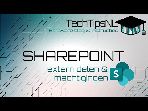 SharePoint Beheercentrum, Extern delen en machtigingen