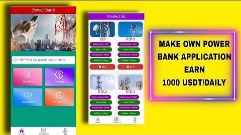 How To  Make Powerbank Type Investment Website | 2023 | Money Making MLM Website Sourse Code