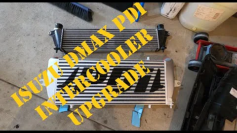 ISUZU D MAX Front Mount Inter cooler UPGRADE