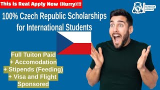 100% Czech Republic Scholarships for International Students 2024 | Fully Funded