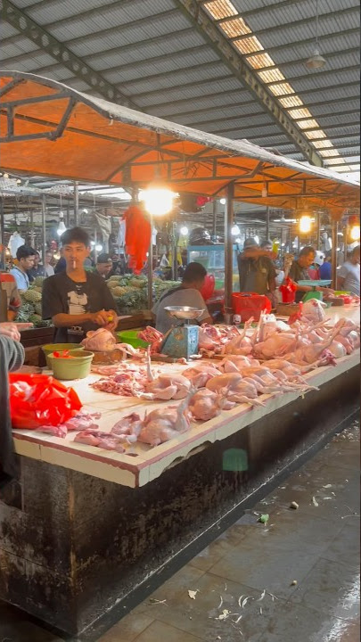 Suasana Pasar Flamboyan Pontianak 28/4/2023