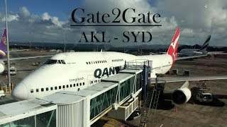Gate2Gate - Auckland Sydney - Qantas Boeing 747