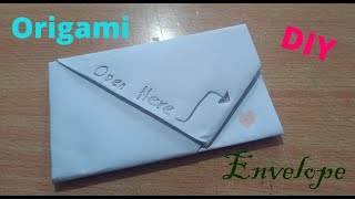 origami envelope  : How to Fold a Letter | Easy Message Envelope