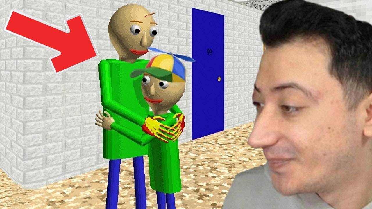 BALDİ KÜÇÜK OĞLUNA SARILDI... ÇOK MUTLU! | Baldi's Basics MOD