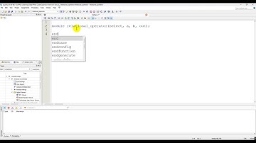 FPGA/Verilog ch1 ex5-8-2 relational operator