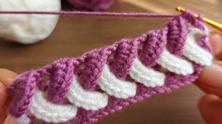 Super Easy Crochet Knitting  Tığ İşi Çok Güzel Çok Kolay Örgü Modelinin Yapımı