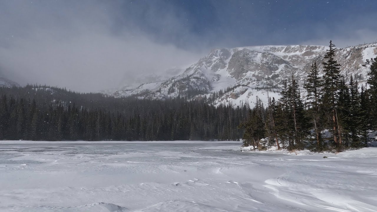 Winter has Arrived - Ouzel Lake, Rocky Mountain National Park