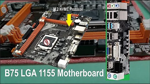 1155 主機板帶 M.2 規格，完美支援 Intel