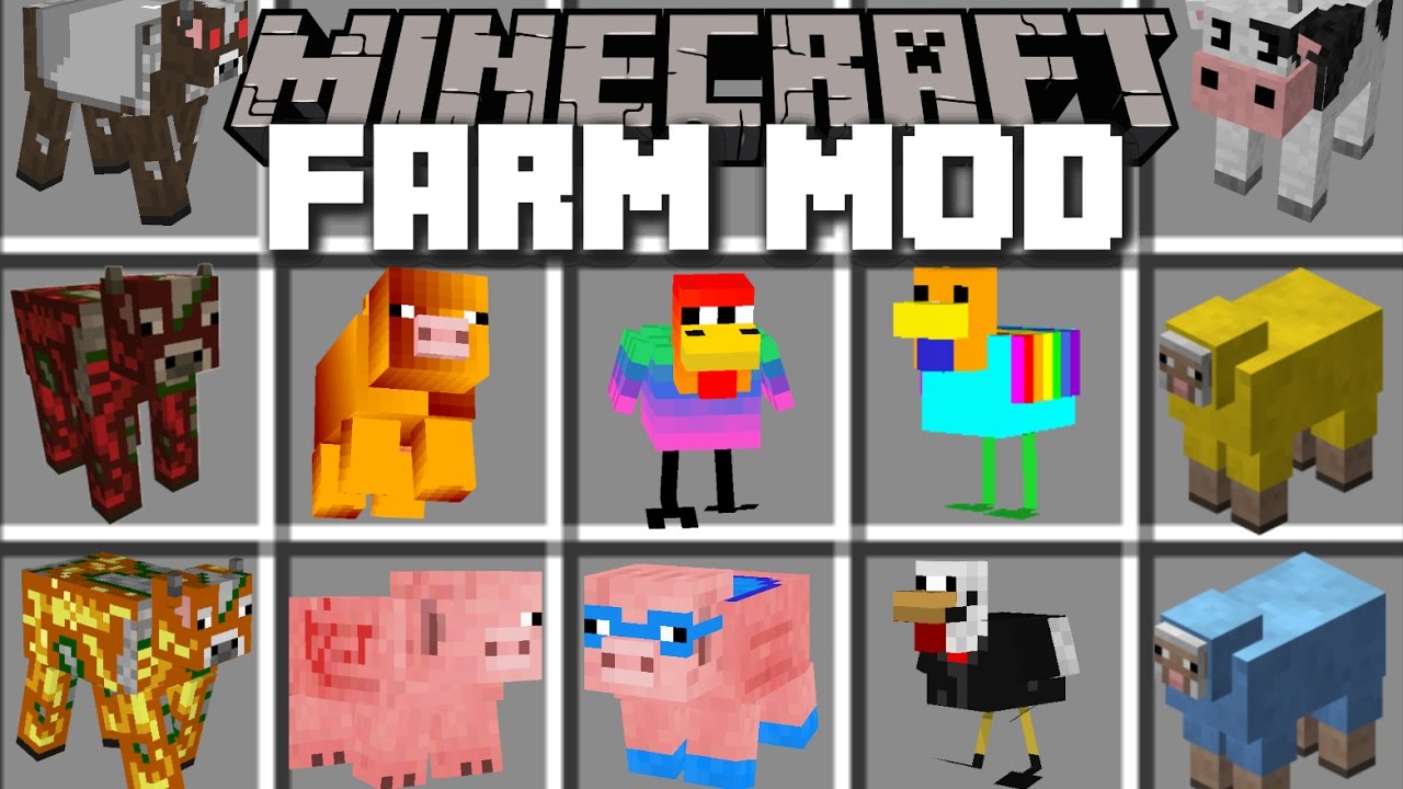 Minecraft Farm Animals  Crafting