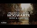 Peaceful Day at Hogwarts |  Harry Potter Music &amp; Ambience, Full Day/Night Cycle, Hogwarts Legacy
