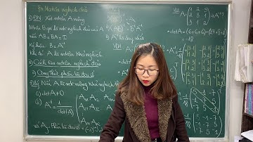 Đại số tuyến tính - Chương 2. Bài 4. Ma trận nghịch đảo P1