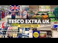 Shopping tour at tesco uk  largest british supermarket grocery shopping 4k items  prices
