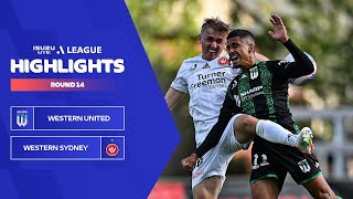 Western United FC v Western Sydney Wanderers FC - Highlights | Isuzu UTE A-League 2023-24 | Round 14