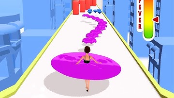 BALLERINA 3D Game All Levels Gameplay Part 3 (ios)