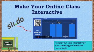 Make Your Online Class Interactive..