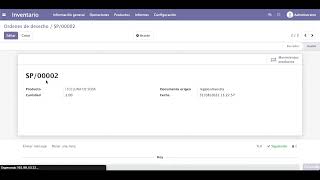 INVENTARIO: DESECHAR PRODUCTOS EN ODOO 14