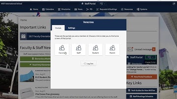 Veracross Staff & Faculty Portals Intro