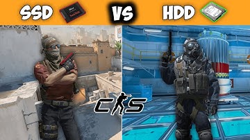 HDD vs SSD: CS 2 Loading Time Comparison (Launch time and map)
