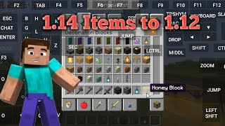 How to add 1.14 items to 1.12.2 in minecraft mod forge | very easy method