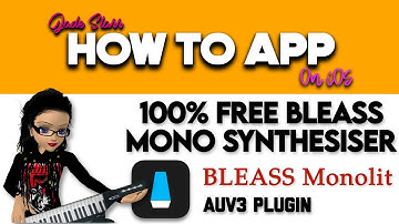 100% FREE BLEASS Mono Synthesiser Monolit for iOS - How To App on iOS! - EP 618 S9