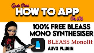 100% FREE BLEASS Mono Synthesiser Monolit for iOS - How To App on iOS! - EP 618 S9 screenshot 2