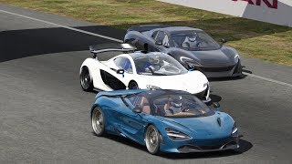 A lap around circuit de la sarthe with the mclaren p1, 720 s and
675lt. le mans:
http://www.racedepartment.com/downloads/circuit-de-la-sarthe-24-hours-of-lem...