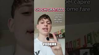 Vuoi GIOCHI GRATIS??? usa IL MIO CODICE
