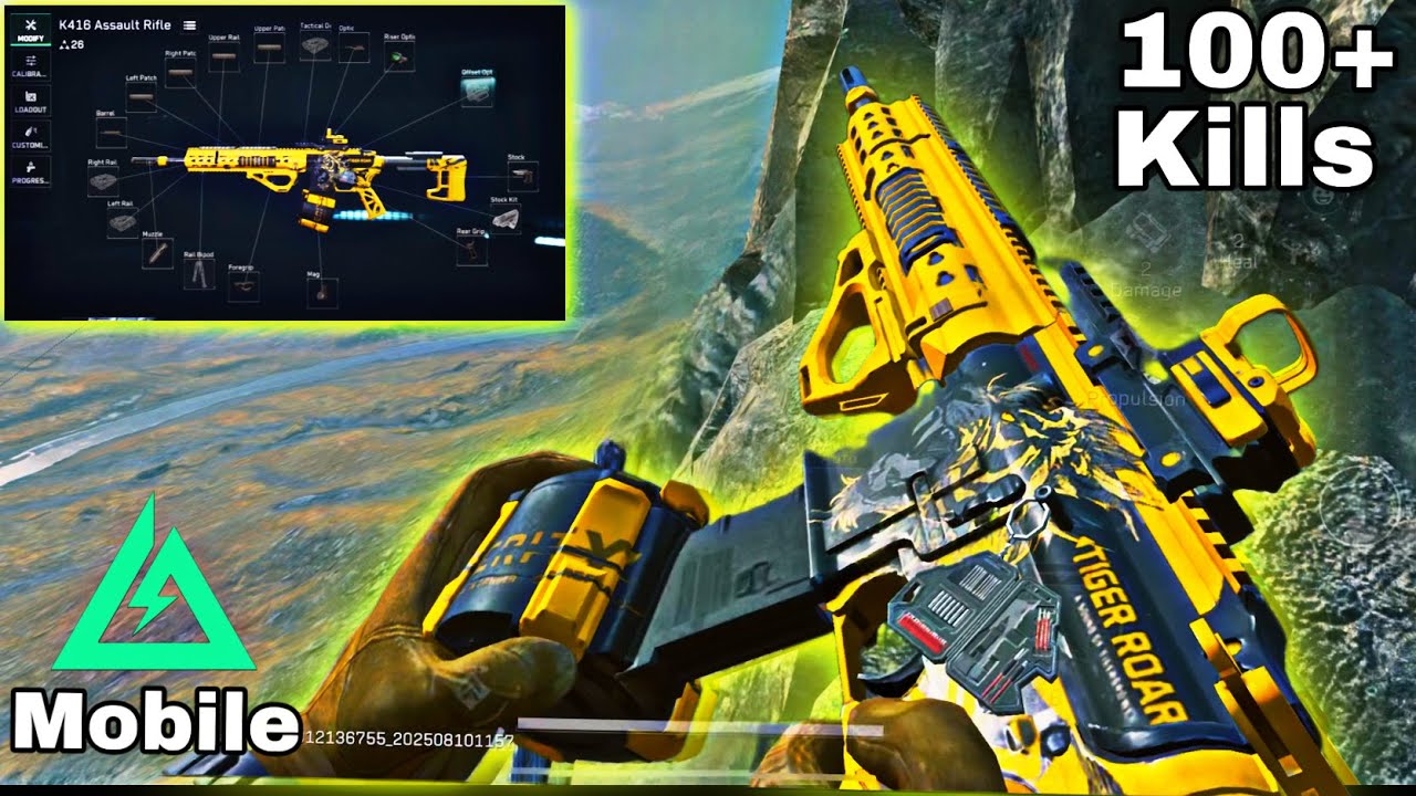 Zero Recoil K416 Assault Rifle Gameplay – Insane Accuracy in Delta Force Mobile!