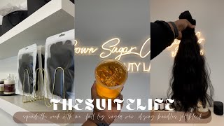 ESTHETICIAN VLOG | SPEND THE WEEK WITH ME | FULL LEG SUGAR WAX | Brown Sugar Co.