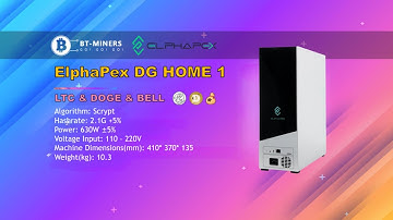 ElphaPex DG HOME 1 Litecoin & Dogecoin Miner 2.1G Miner Setup