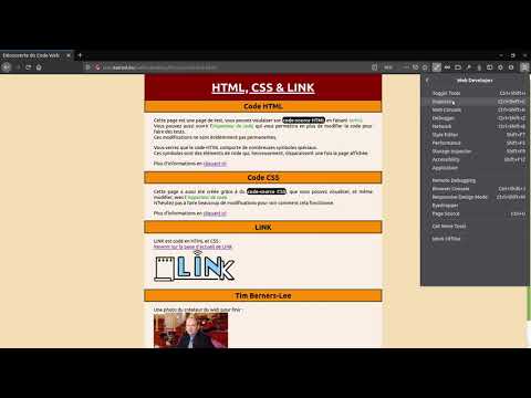 Inspecter le code HTML d’une page web avec Mozilla Firefox