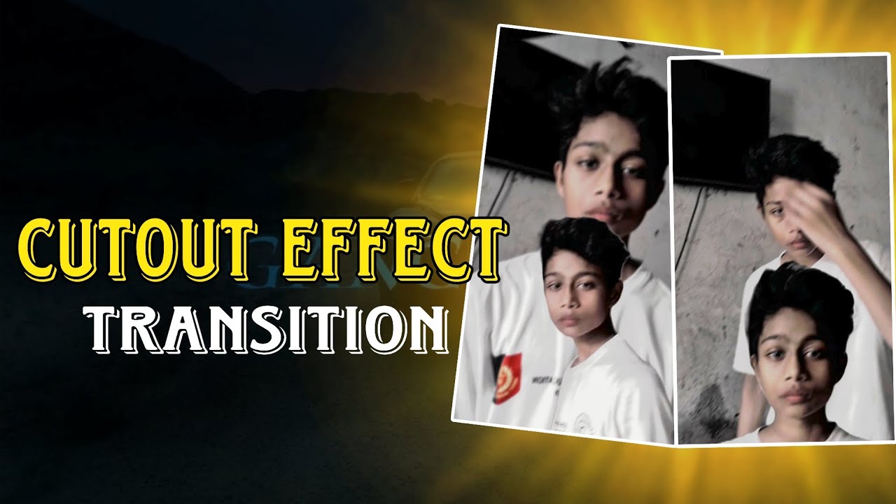 Cutout transition effects Capcut tutorial || how to make cutout ...