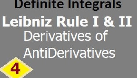 Leibniz Rule L4 | Differentiation Under The Integral Sign | IIT-JAM & GATE (Engg. Maths)|Calculus