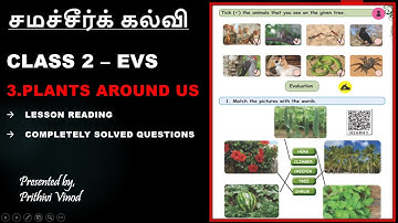 Samacheer Kalvi | Class 2 | EVS | Term 1 | Unit 3 | Plants Around Us