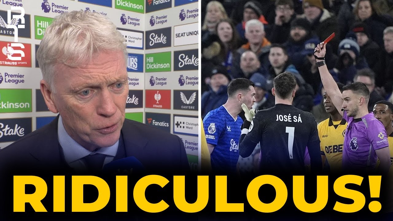 David Moyes FURIOUS After Keane Red Card for Hair Pull! 😡 | Premier League