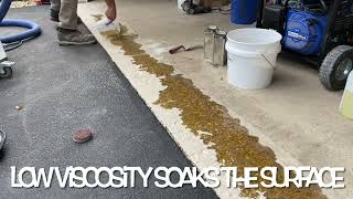How To: Spalled Garage Concrete Repair by Shotblast and Urethane Patch