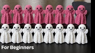 This Viral Crochet Ghost Is So Cute | Easy Halloween Crochet Tutorial for Beginners Actualización